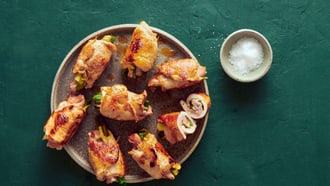 Involtini mit Mortadella