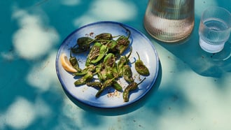 Pimientos mit Zatar