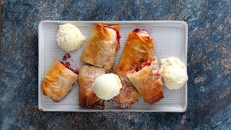 Mini-strudels aux airelles