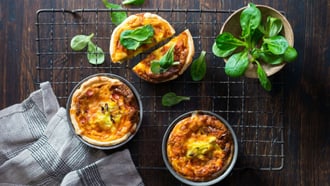 Ramequins au fromage avec lardons