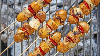 Spiedini di patate e carciofi
