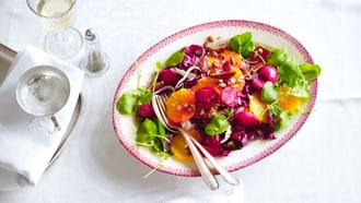 Orangensalat mit Gewürzzwiebeln