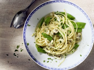 Spaghetti Con Aglio Taccole E Seppioline Migusto