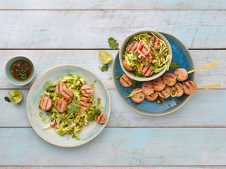 Asiatischer Cervelat Salat Vom Grill Migusto 