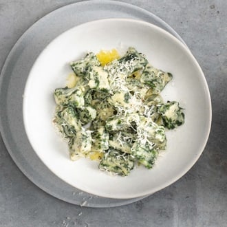 Gnocchi di patate e spinaci