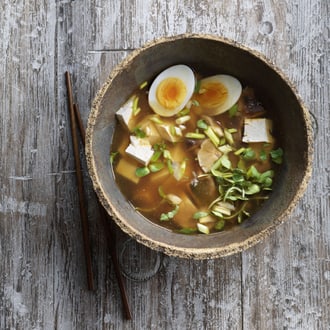 Zuppa di miso con tofu, shiitake e cavolo nero - L'ennesimo blog