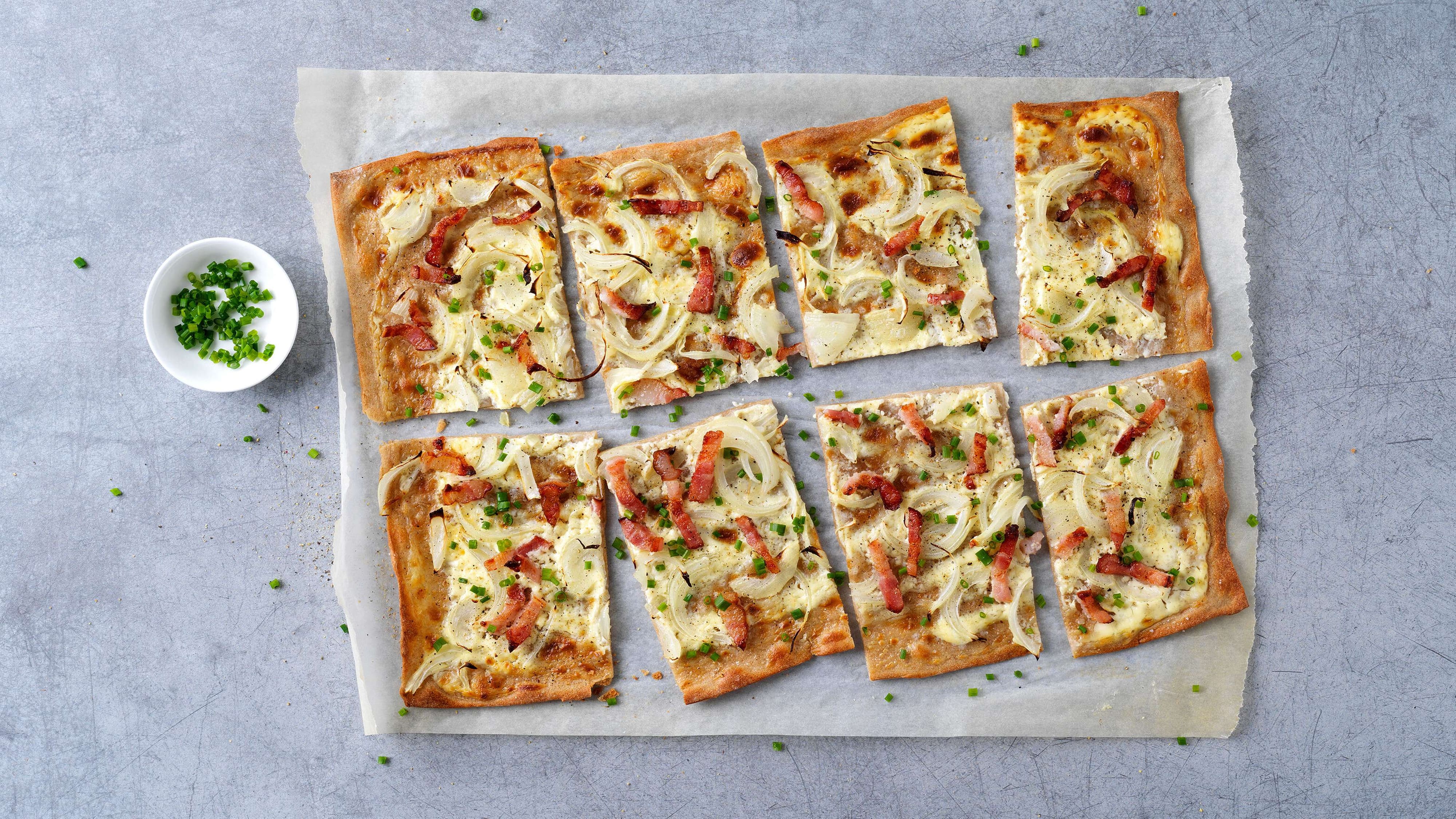 Rezepte Mit Fertigen Flammkuchenteig