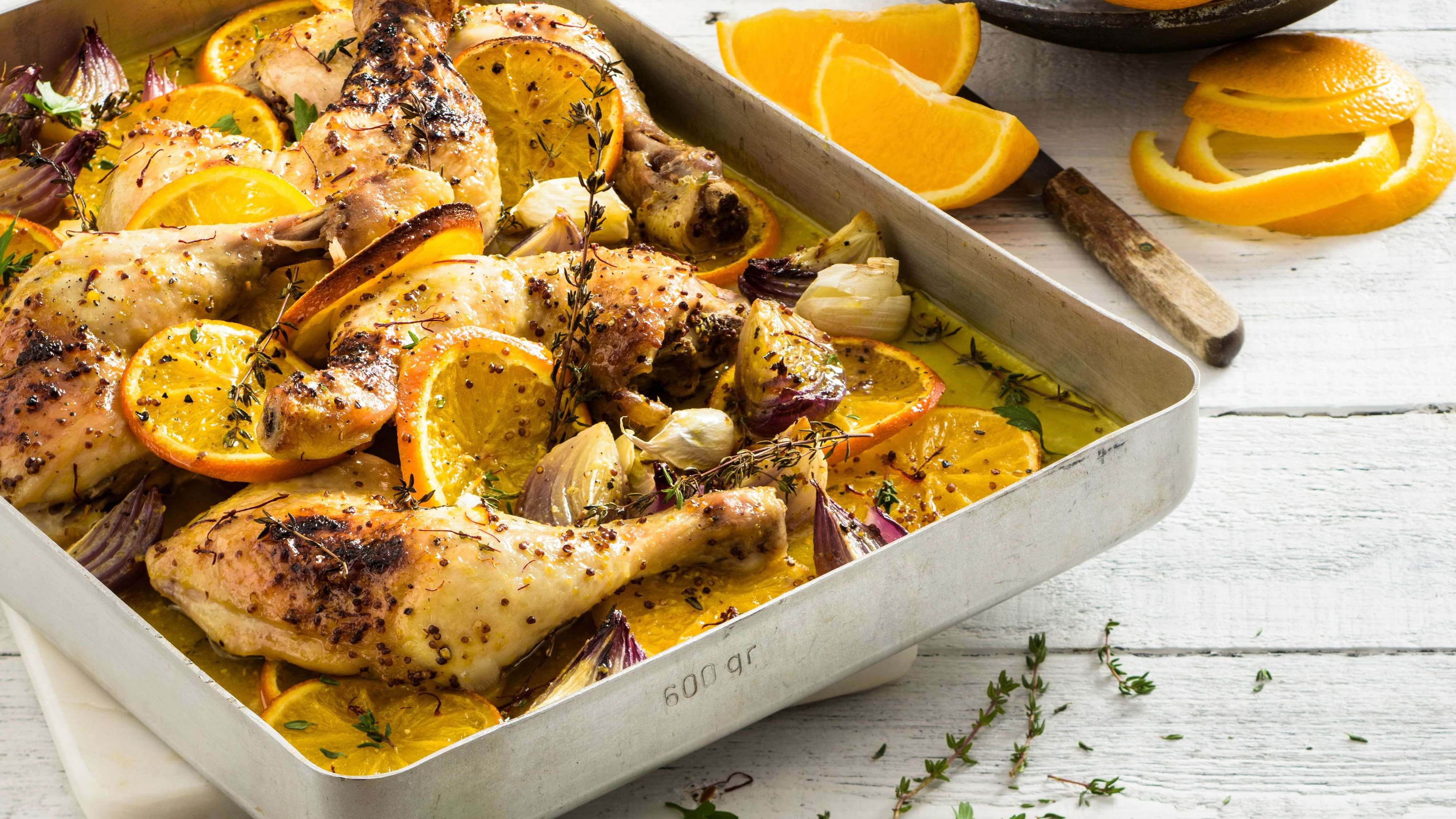 Cosce Di Pollo Ripiene Giallo Zafferano