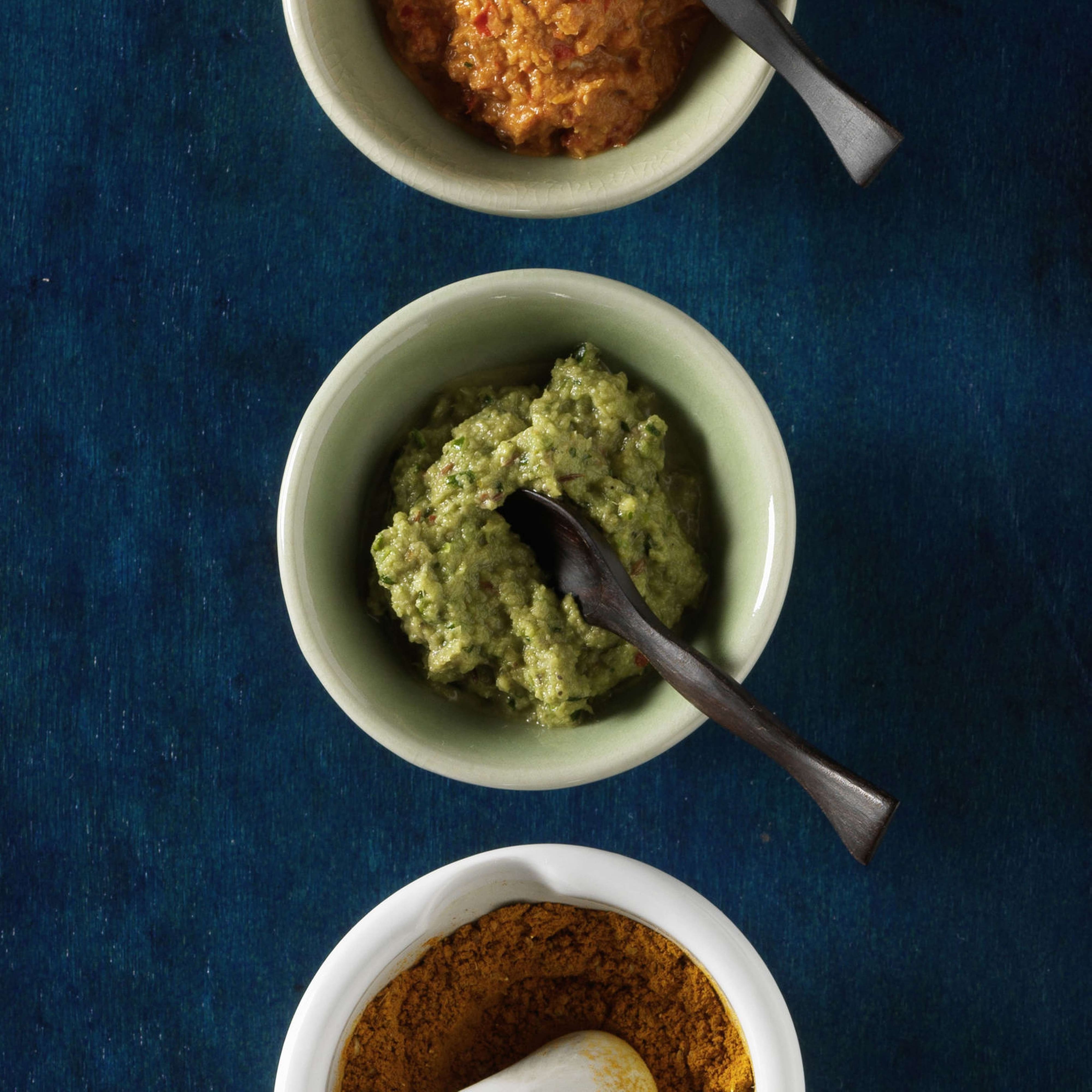 Grüne CurryPaste vegan Rezept