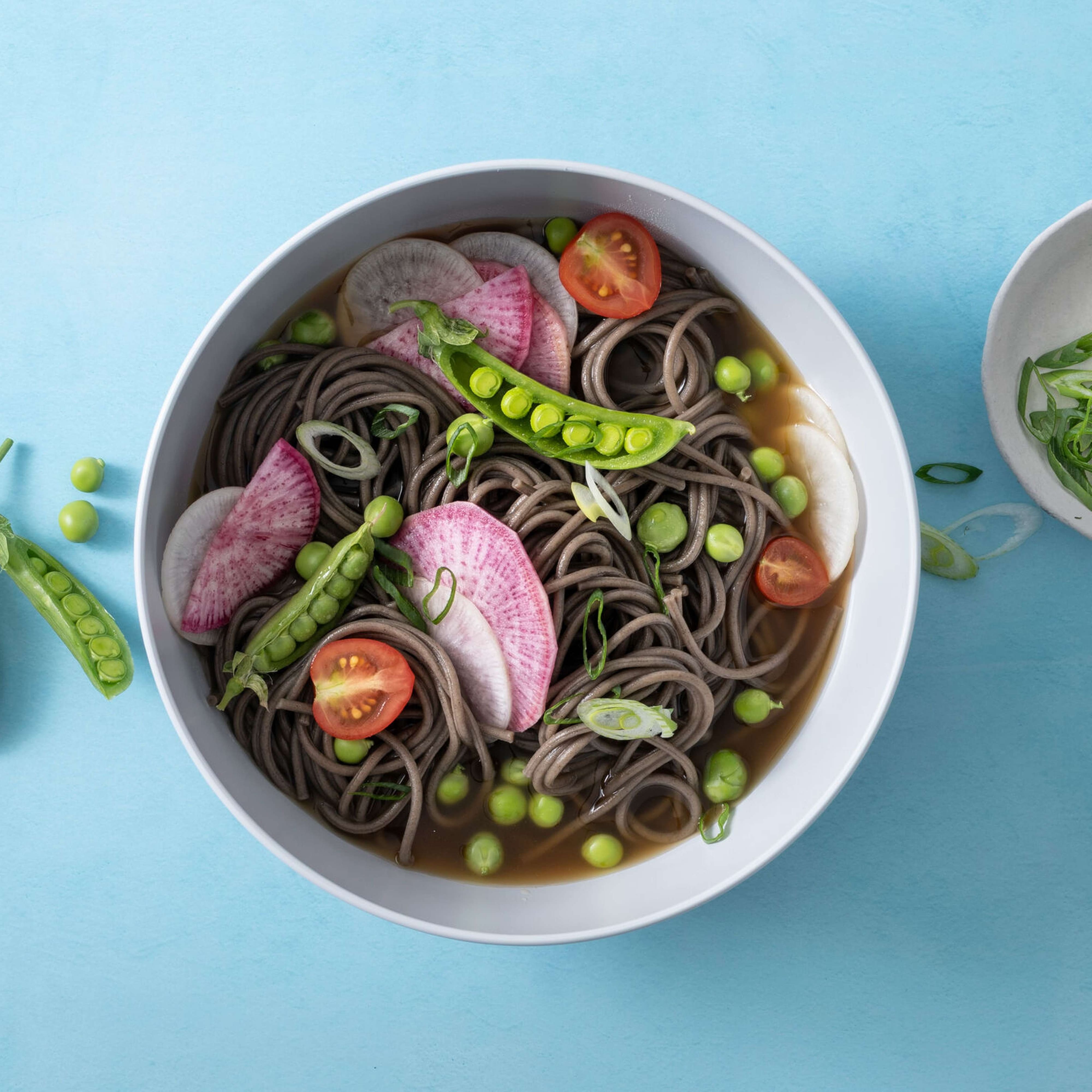 Soba-Nudeln mit Miso-Aubergine | Rezept