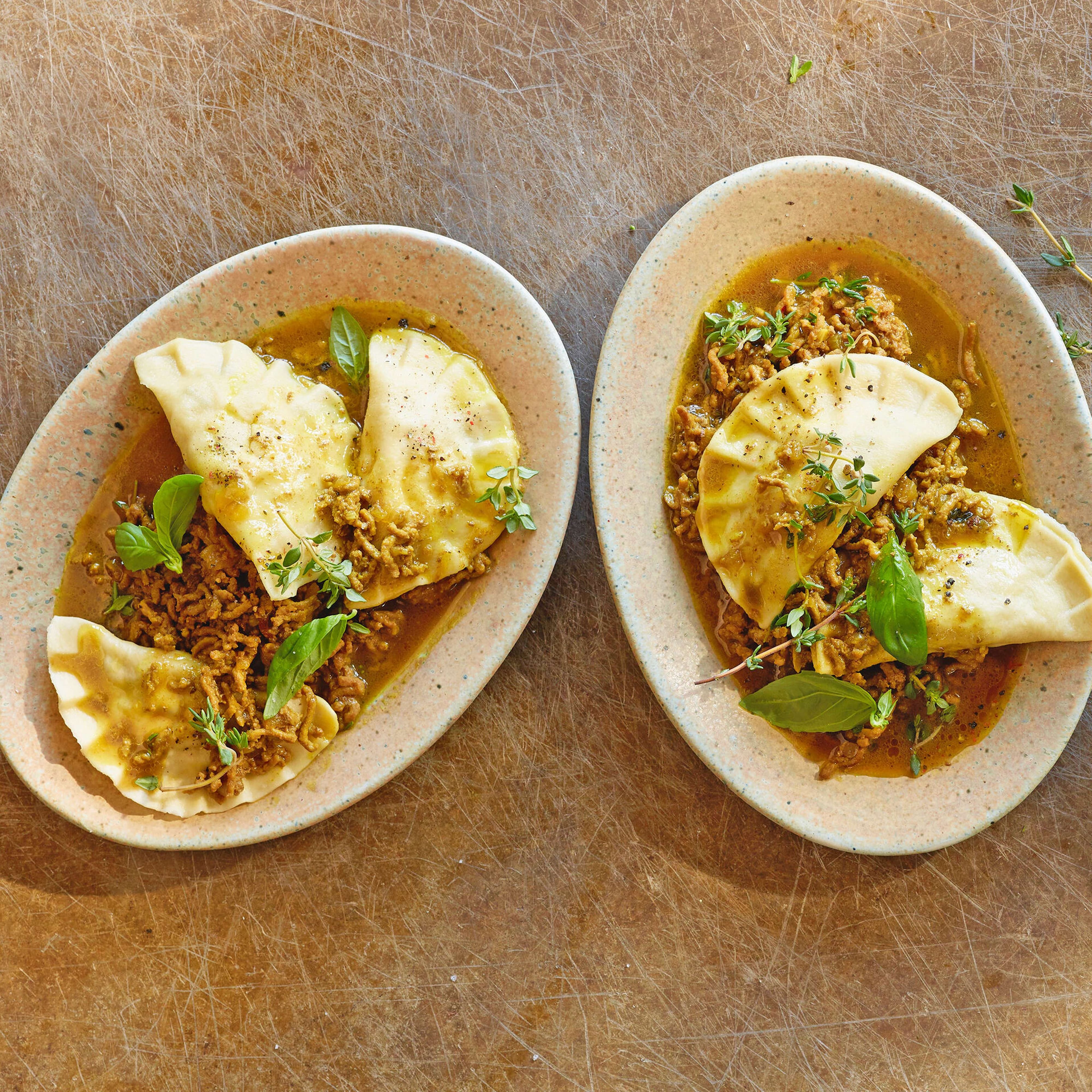Ravioli Gourmet Aux Champignons Avec Contre-Sceller – Neuf, Modèle 992344