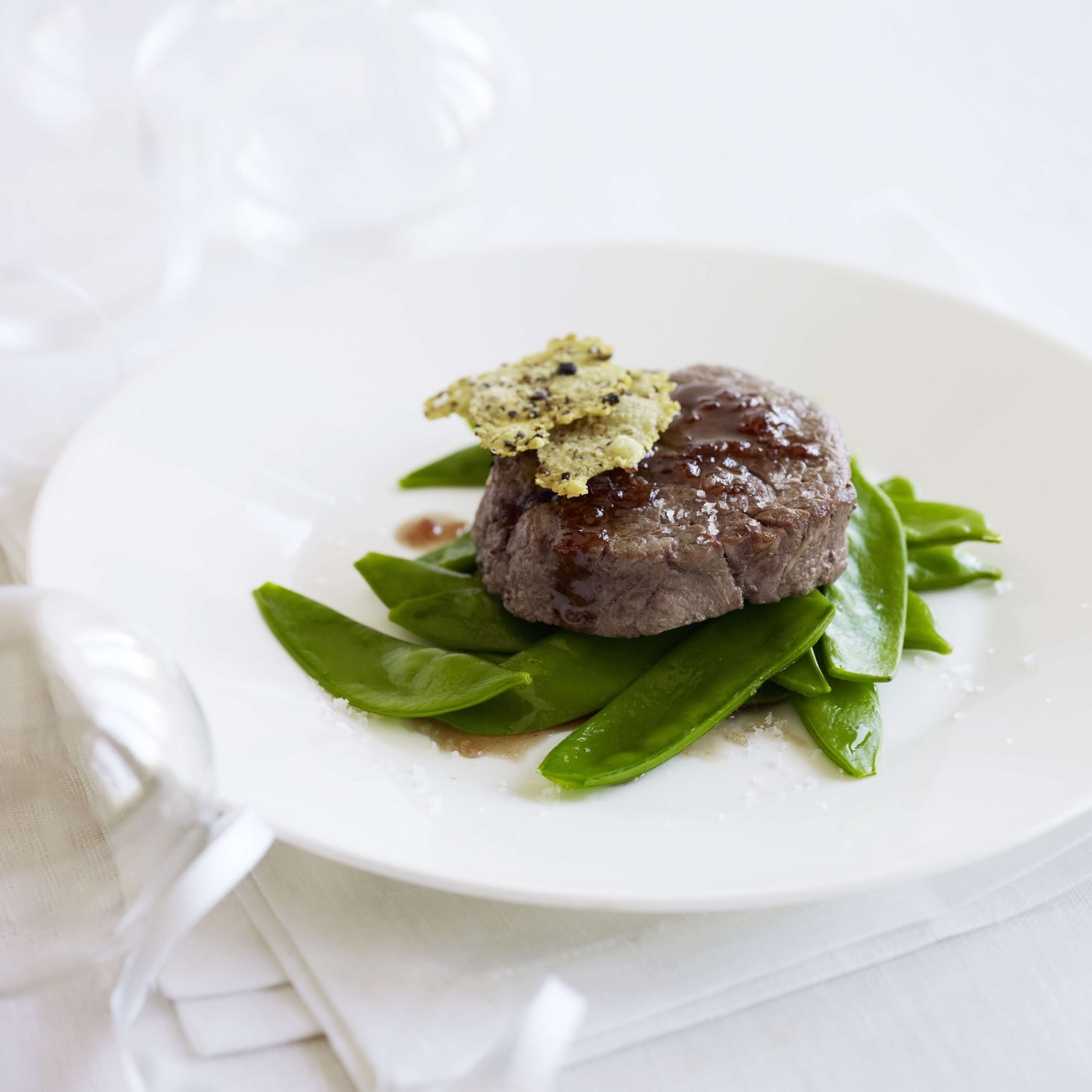 Rindshuft mit Portwein-Schalotten | Rezept