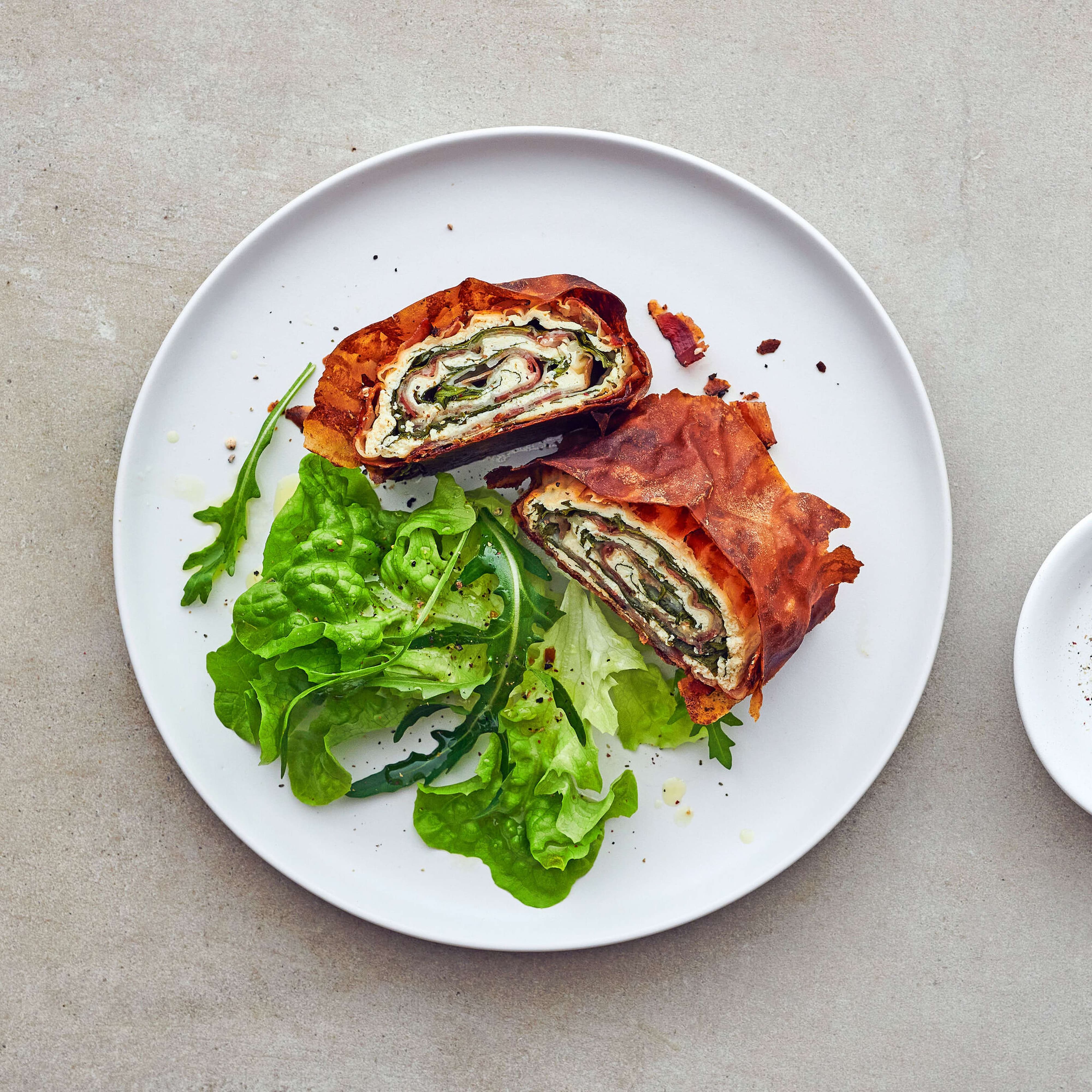 Spinattarte mit Ei | Rezept