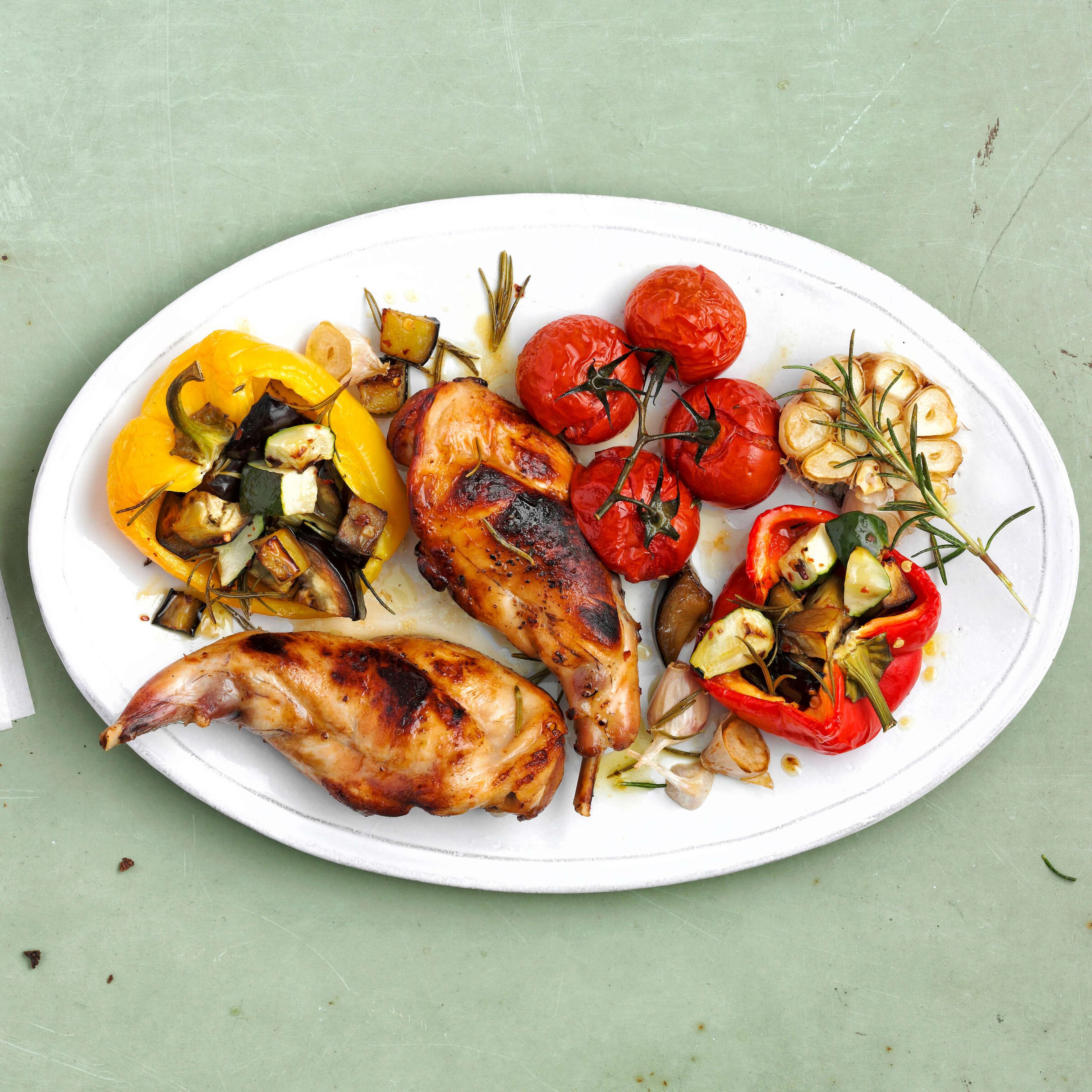 Gefüllte Auberginen mit Lammhackfleisch | Rezept