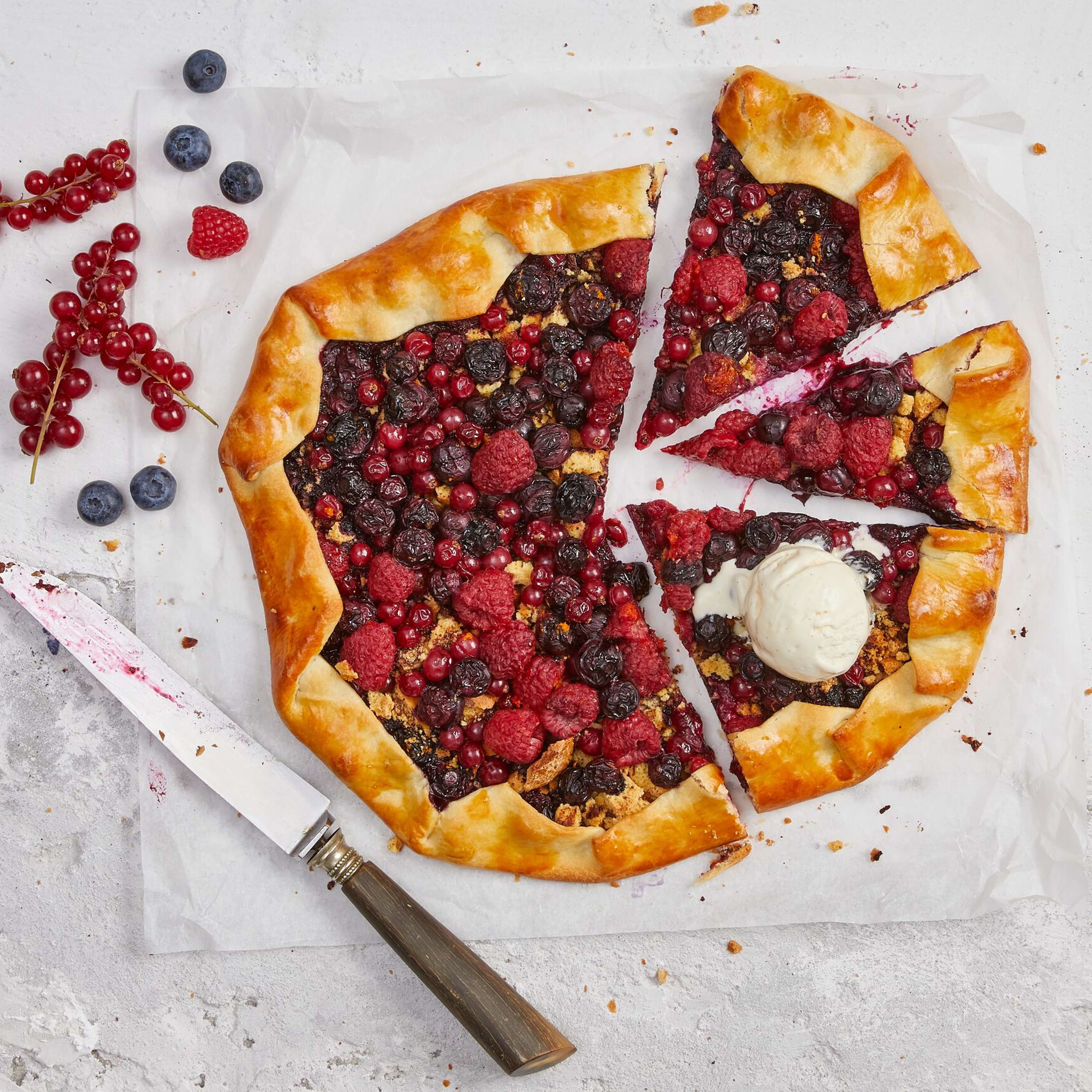 Aprikosen-Himbeer-Galette | Rezept Aprikosen-Himbeer-Galette | Rezept