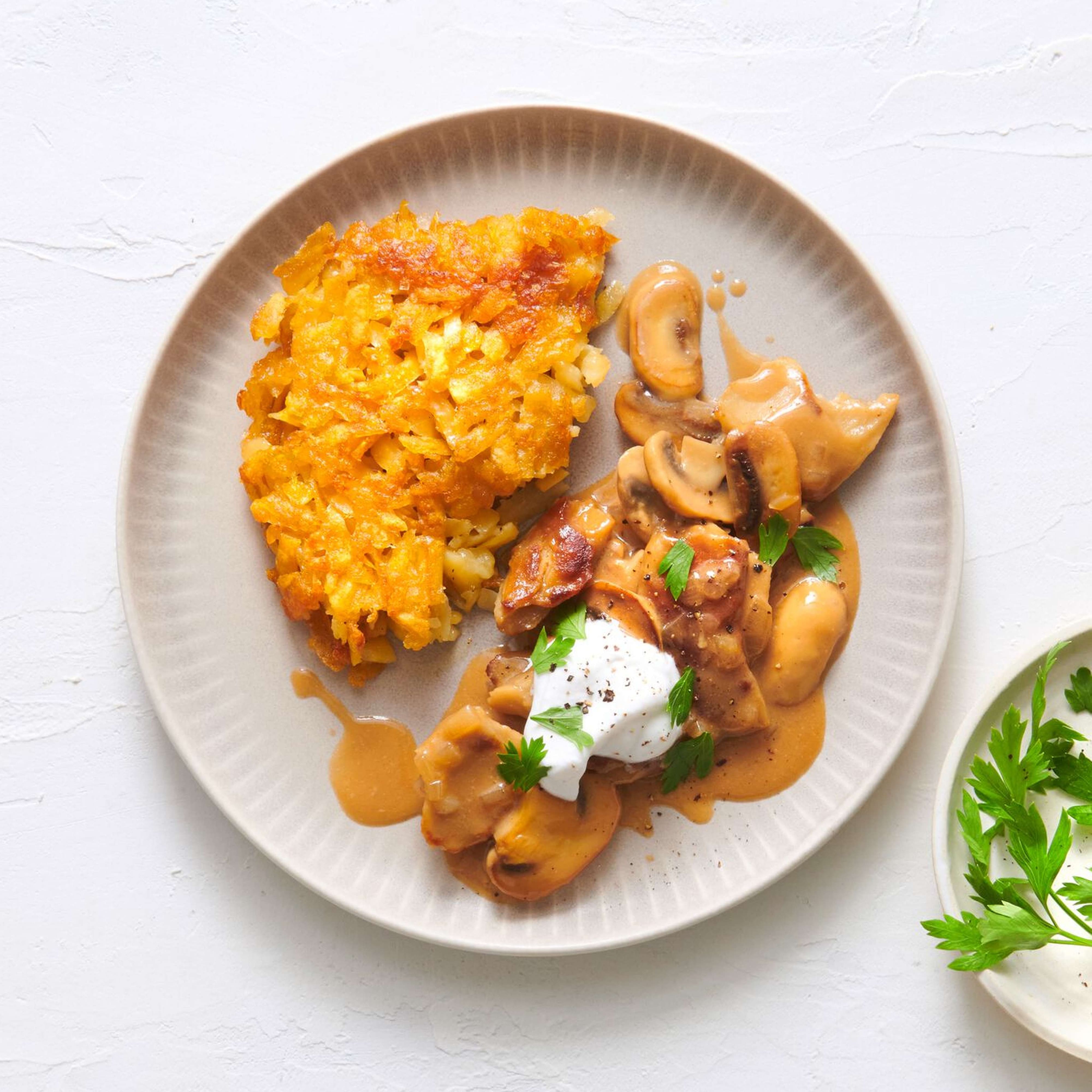Émincé de veau à la zurichoise Migusto