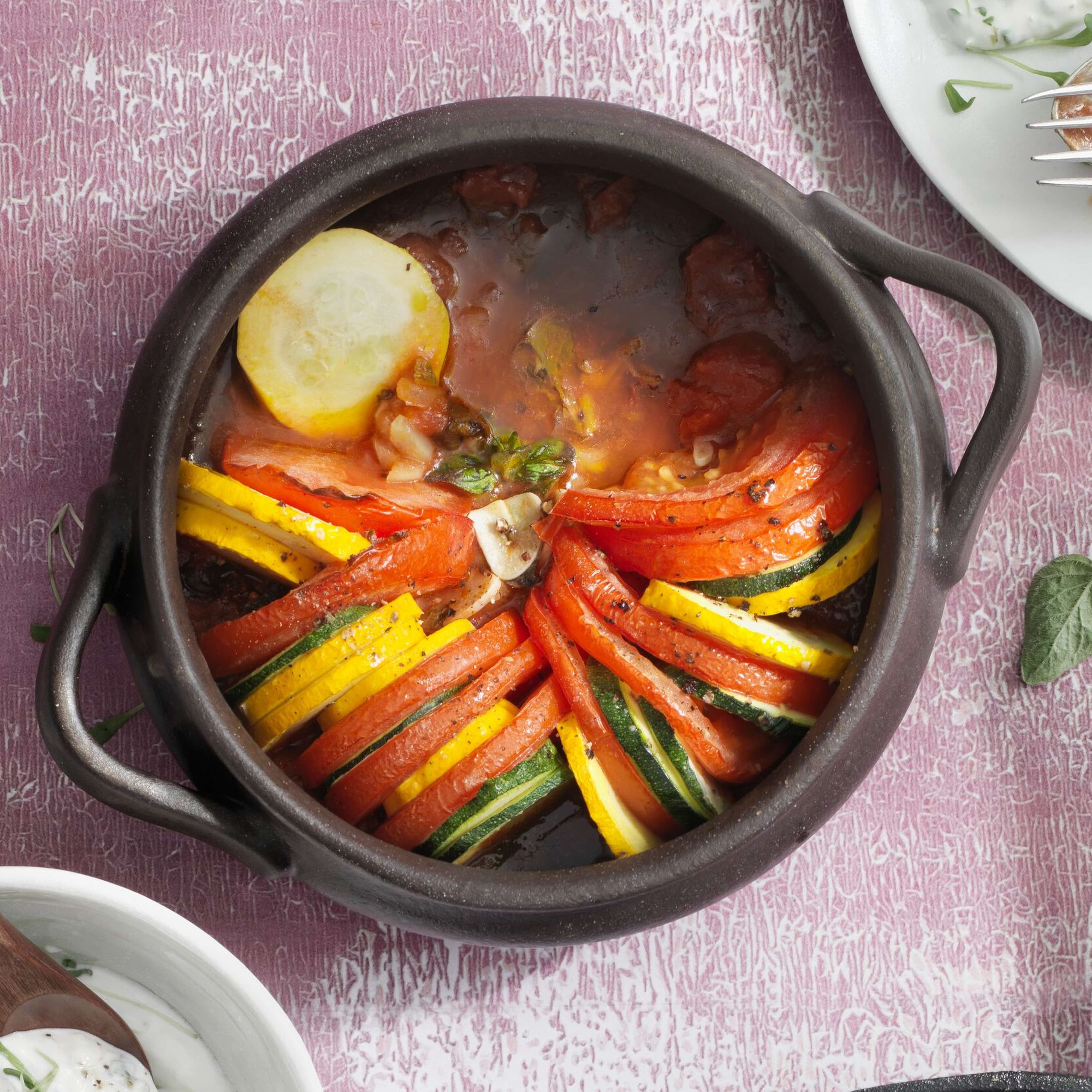 Gehobelter Kartoffel-Gemüse-Gratin | Rezept