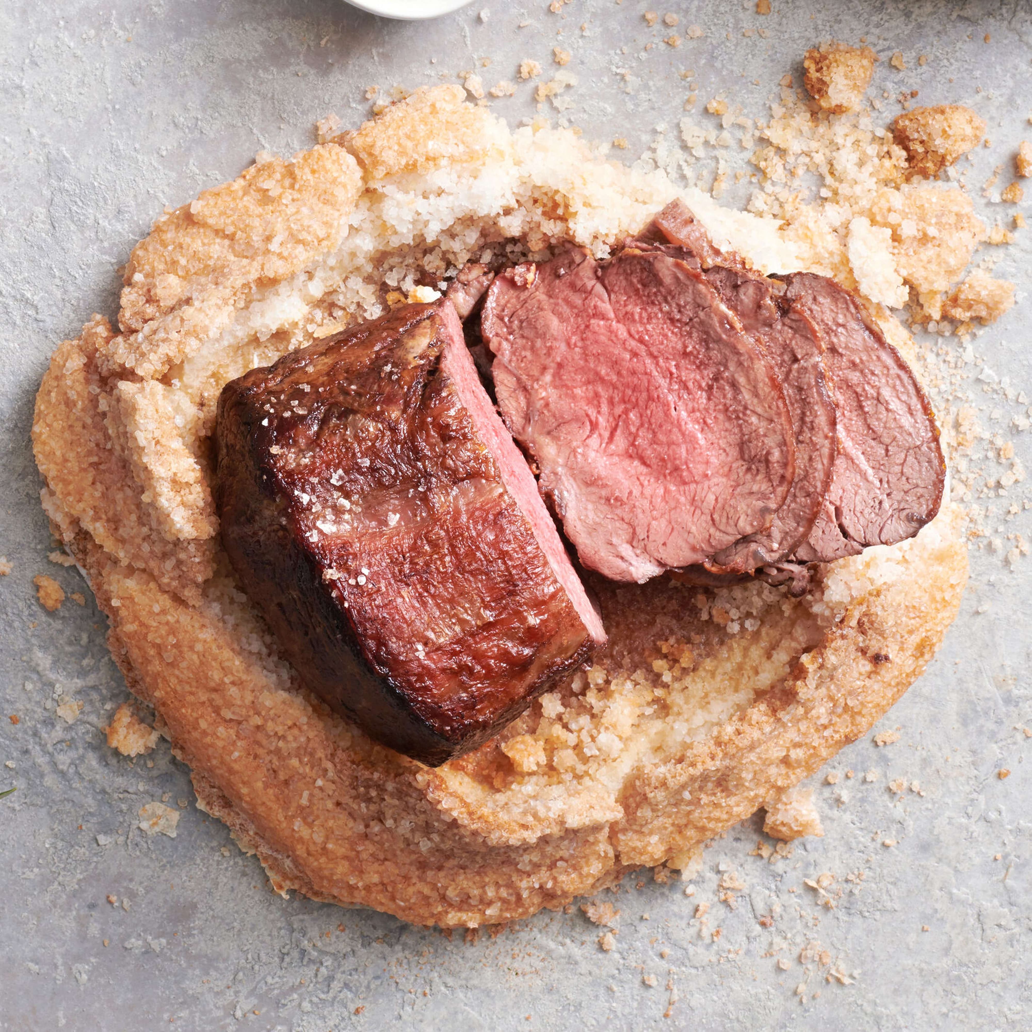 Dry-aged-Entrecôte mit gebratenem Gemüse | Migusto