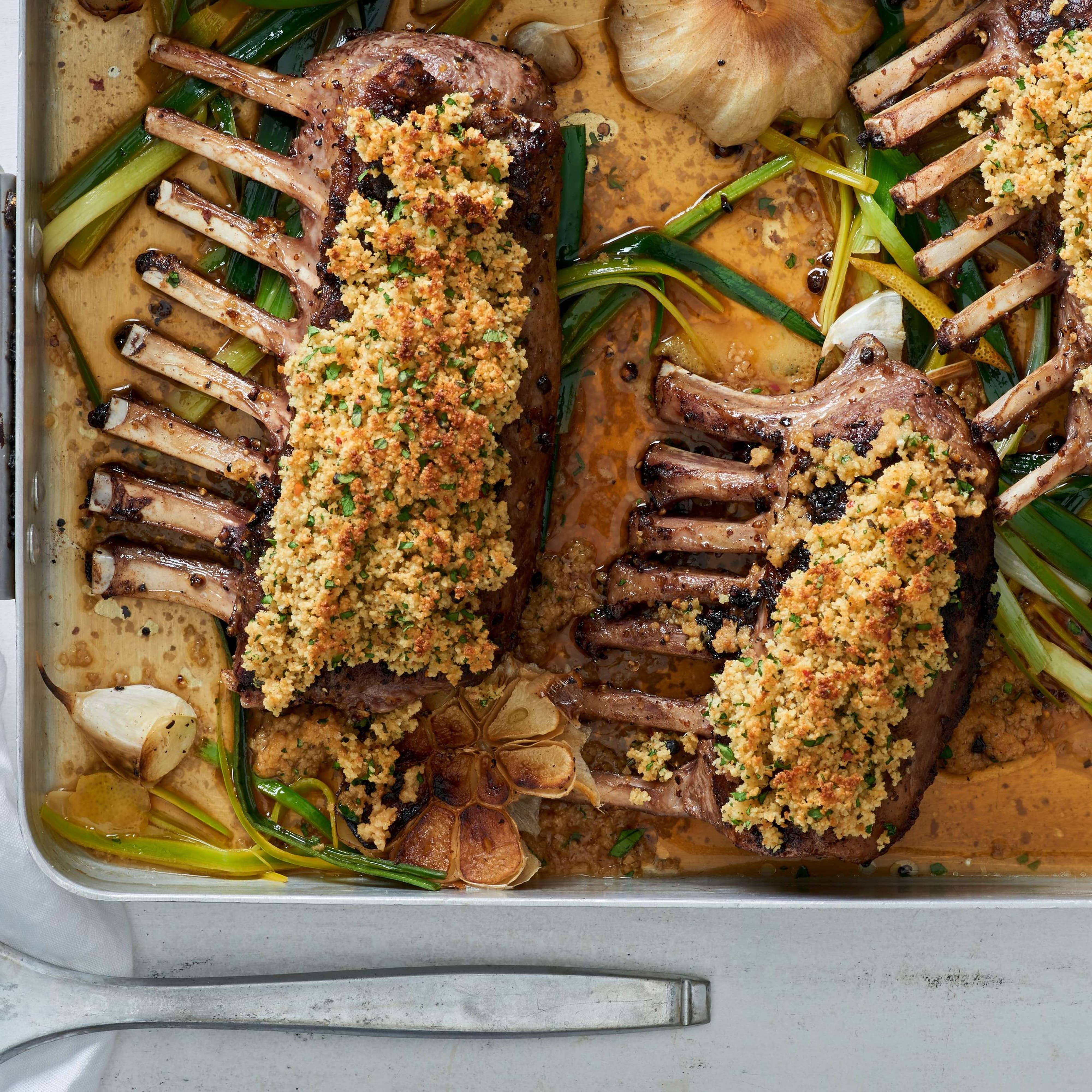 Kalbsrack mit Estragonsauce | Rezept