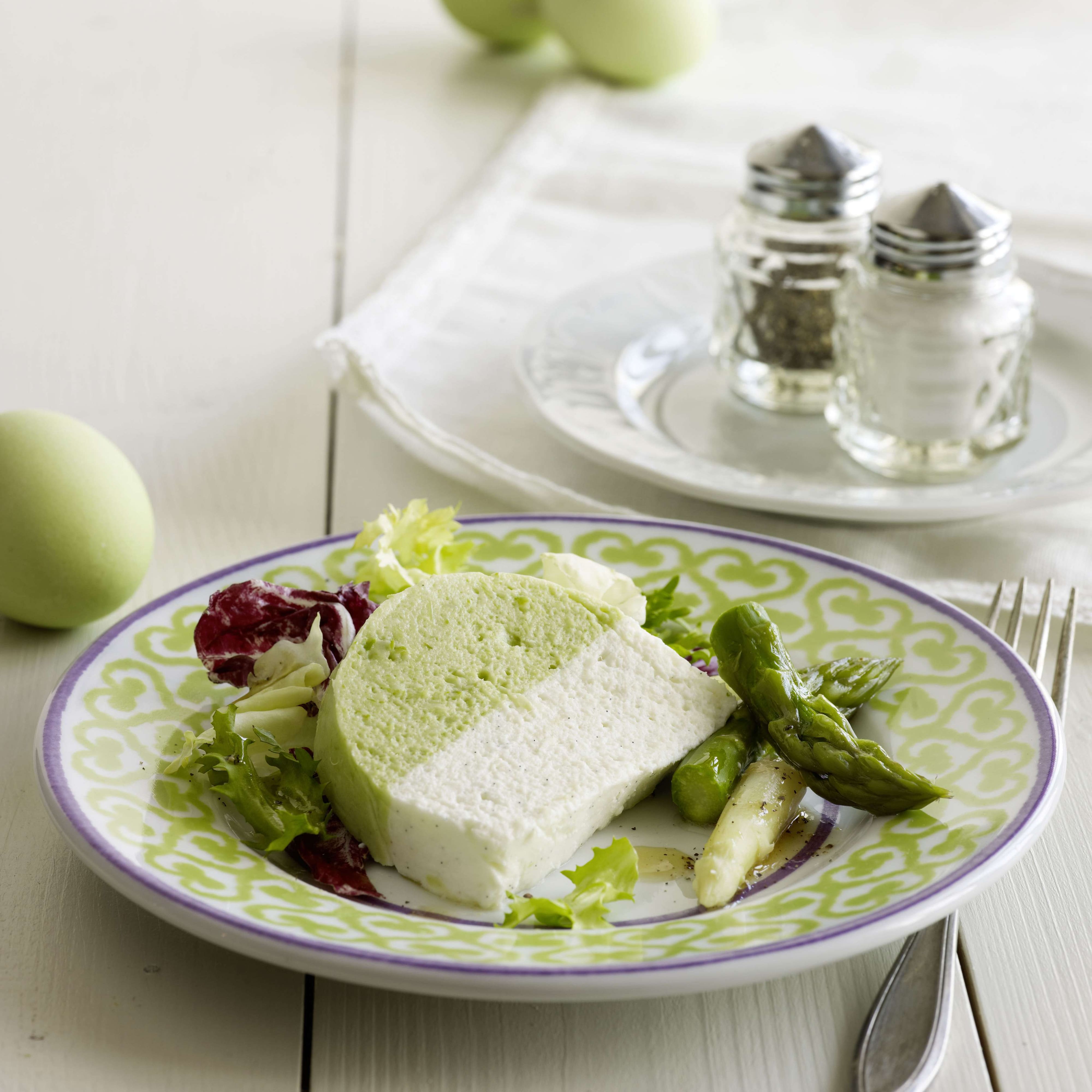 Dorschterrine mit Brunnenkresse-Dressing | Rezept