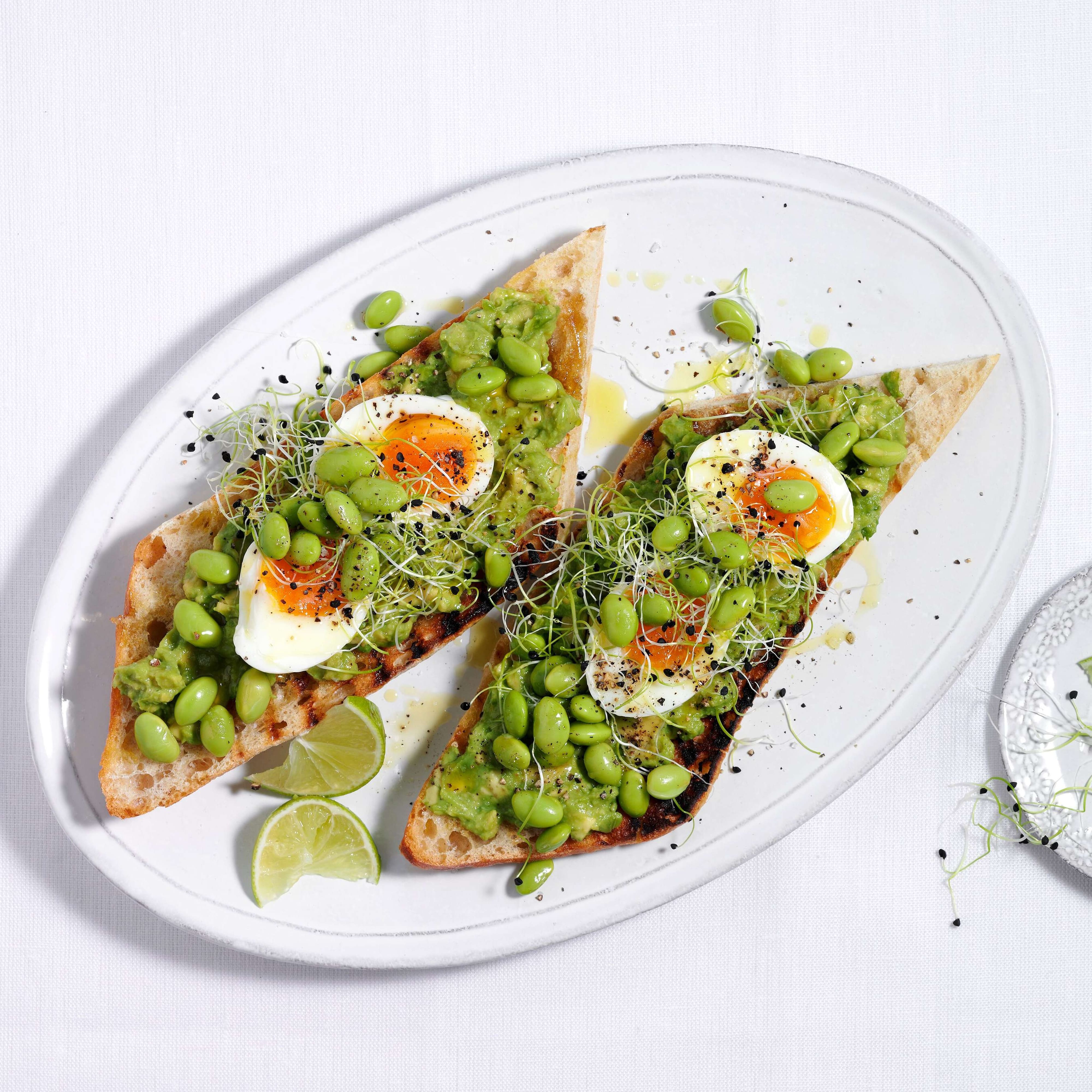 Edamame mit WasabiDip Migusto