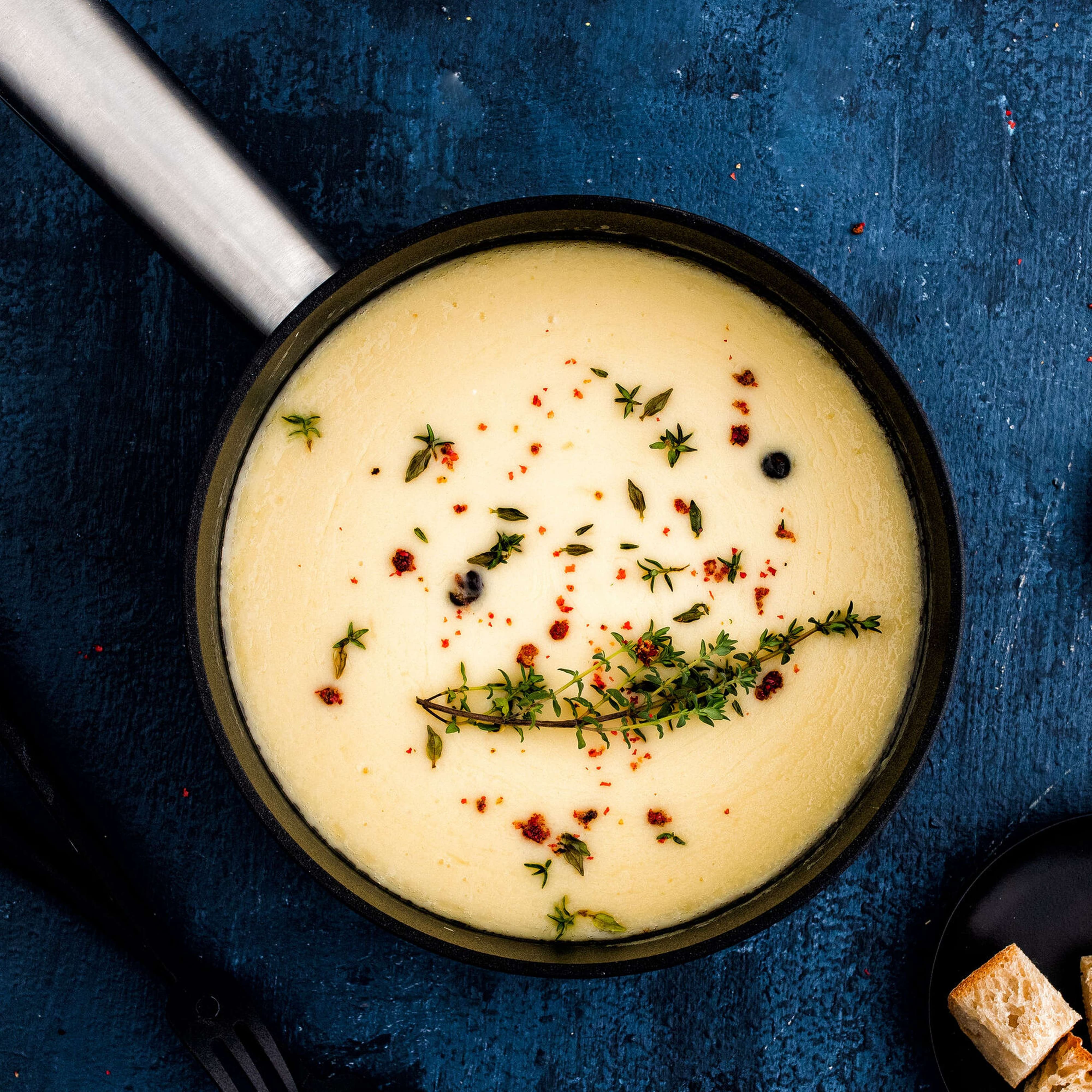 Fondue au safran avec champignons Migusto