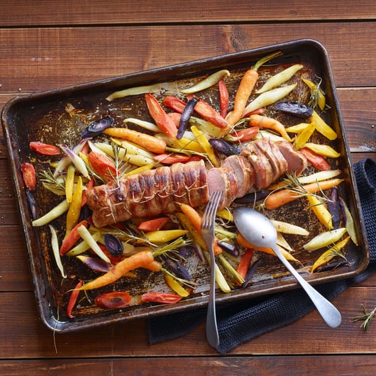 Filetto di maiale al miele con vinaigrette alla menta Migusto