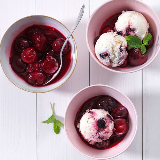 Kirschen-Stängelglace | Rezept