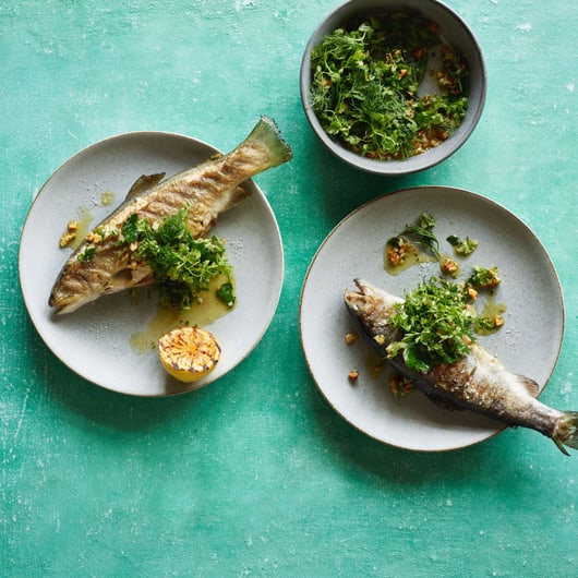 Geräucherte Forelle mit Apfelmeerrettich | Rezept