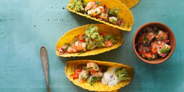 Tacos Con Gamberetti E Crema Di Avocado Migusto