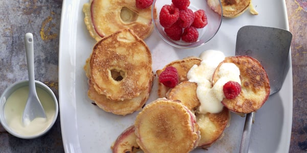 Beignets aux pommes à la poêle