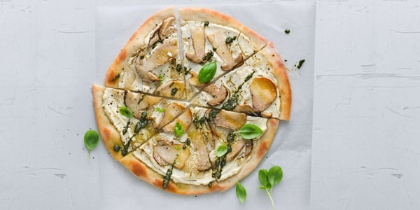 Pizza Bianca Mit Steinpilzen Migusto