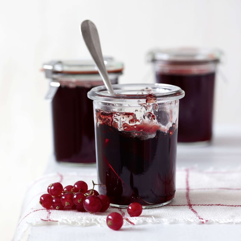 Confiture de groseilles rouges au thym et au citron Migusto