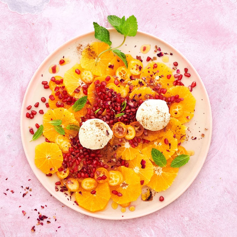 Kabissalat mit Granatapfeldressing | Rezept