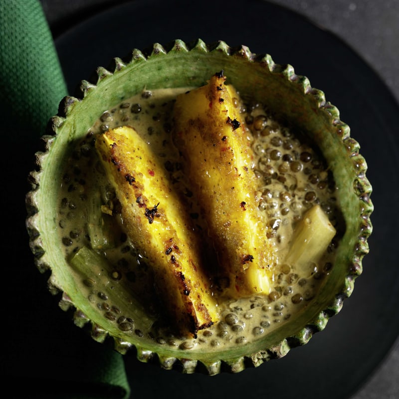 Linsencurry mit Gemüse und Ananas | Rezept