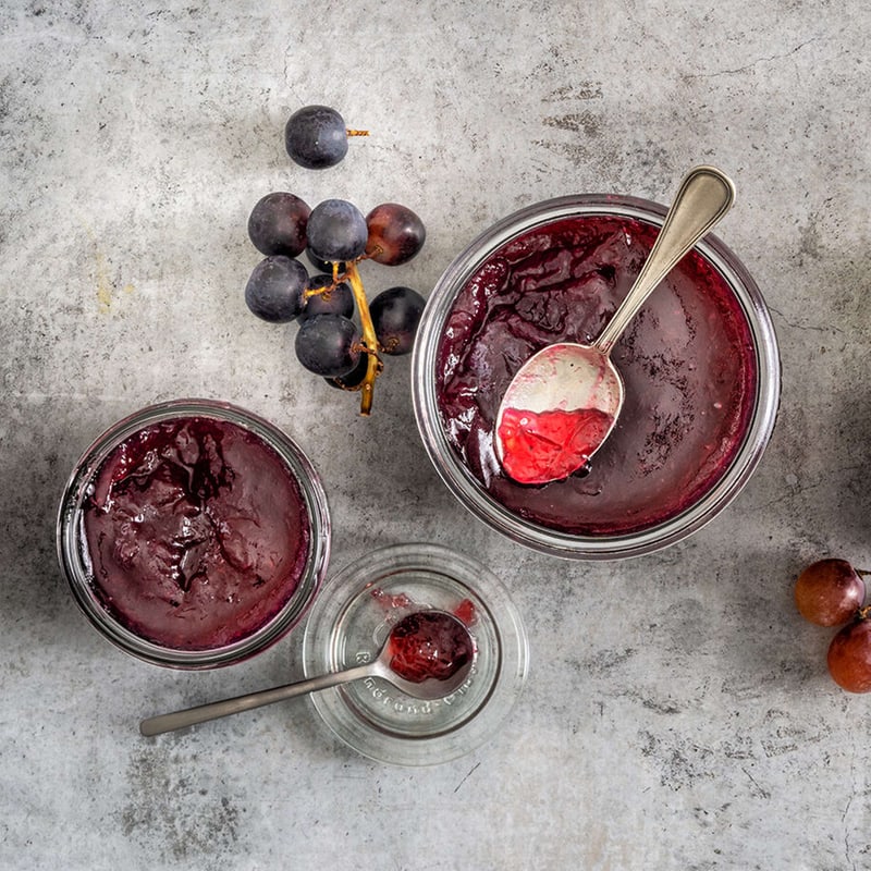 Trauben-Wein-Gelee | Rezept