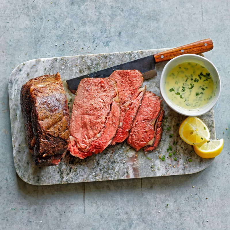 Kalbsrack mit Estragonsauce | Rezept