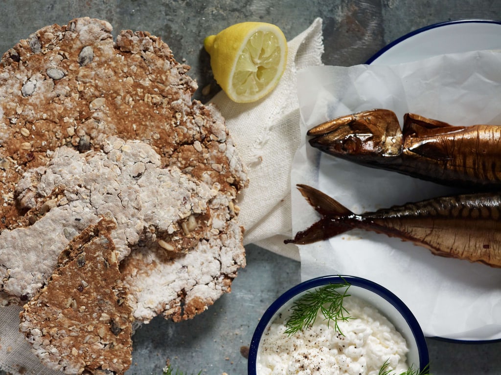 Knäckebrot mit Makrele