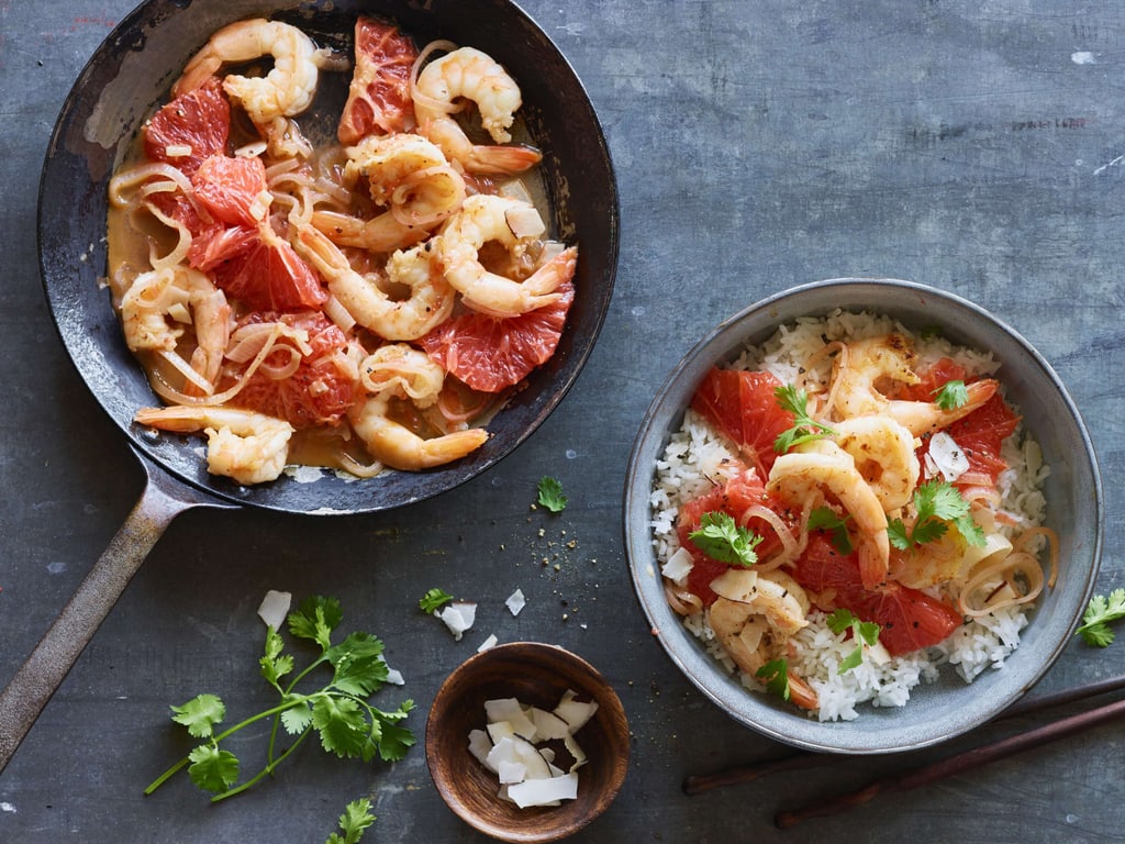 Crevettensalat mit Grapefruit Thai-Art