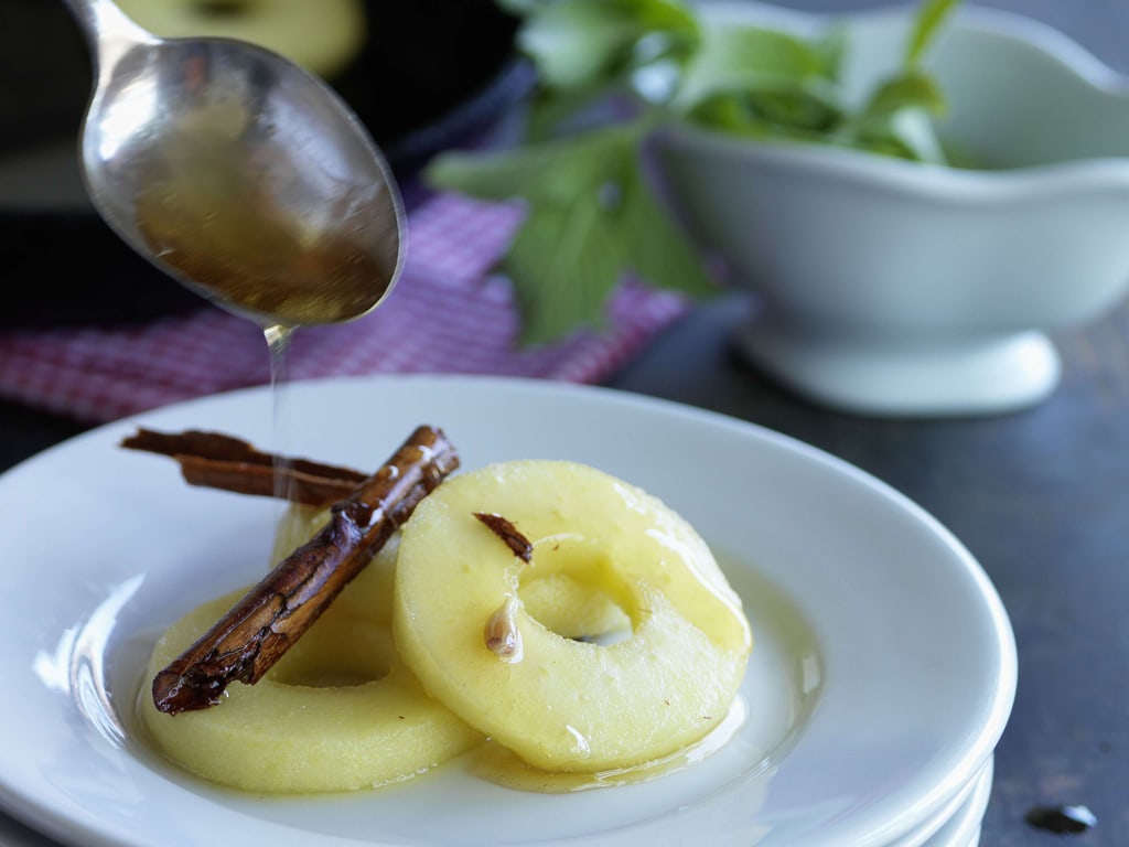 Anneaux de pomme braisés