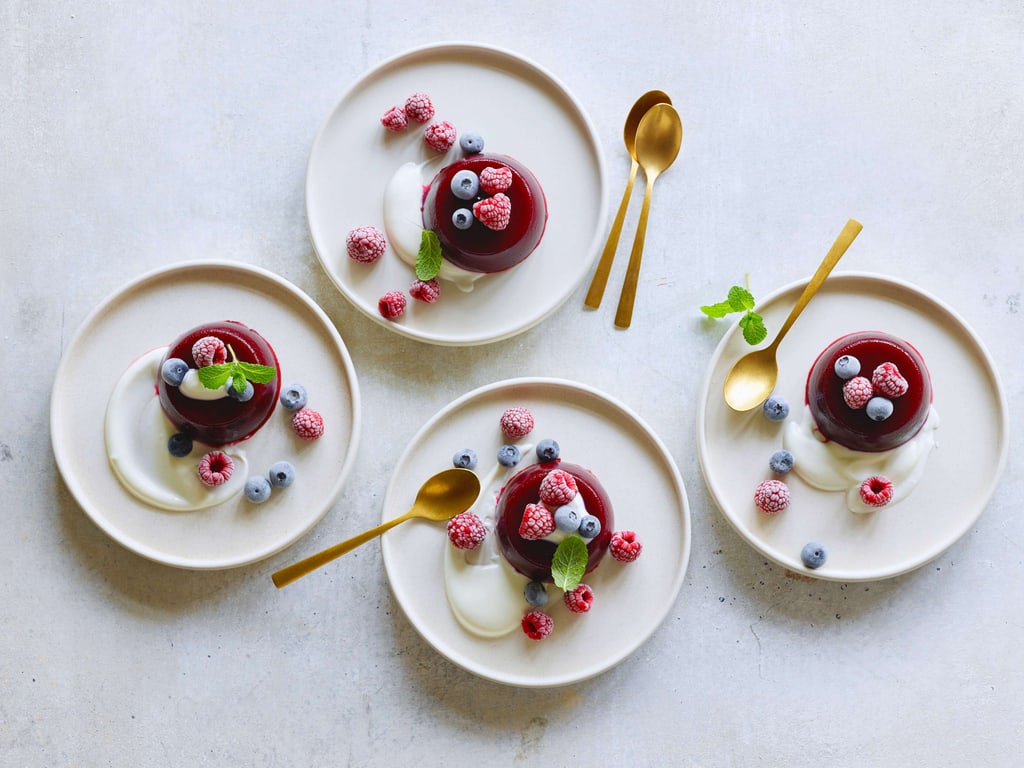 Budino alla frutta con yogurt