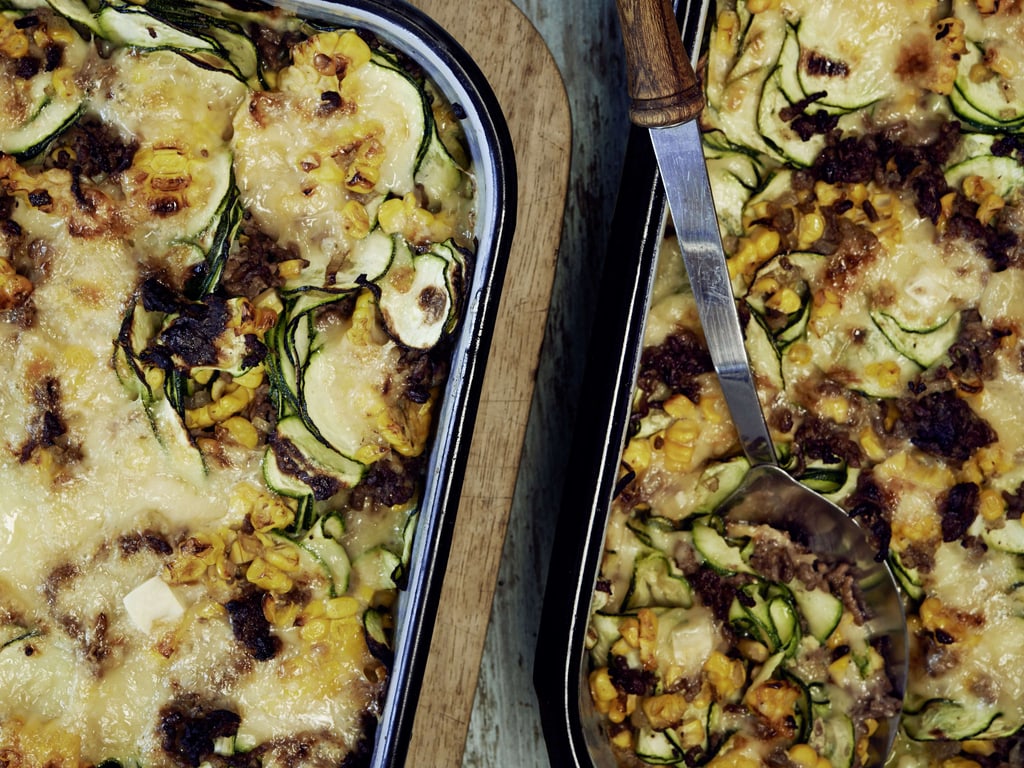 Gratin de courgettes et de maïs