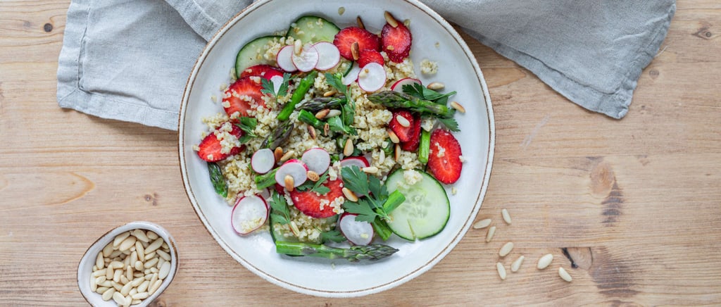 Frühlingssalat mit Bulgur