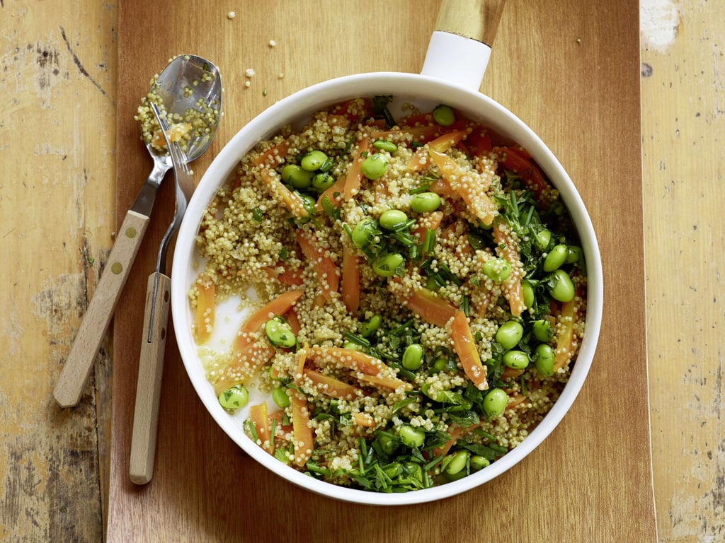 Karotten-Quinoa mit Edamame