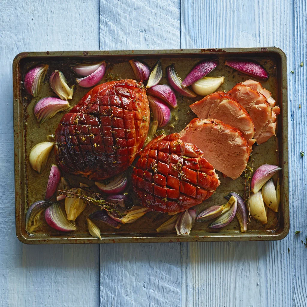 Prosciutto al miele con cipolle