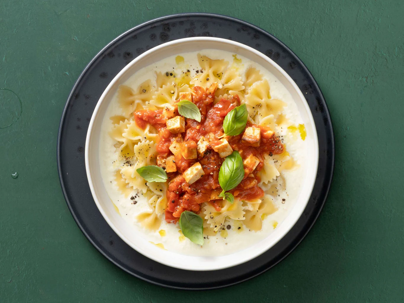 Farfalle au tofu 
