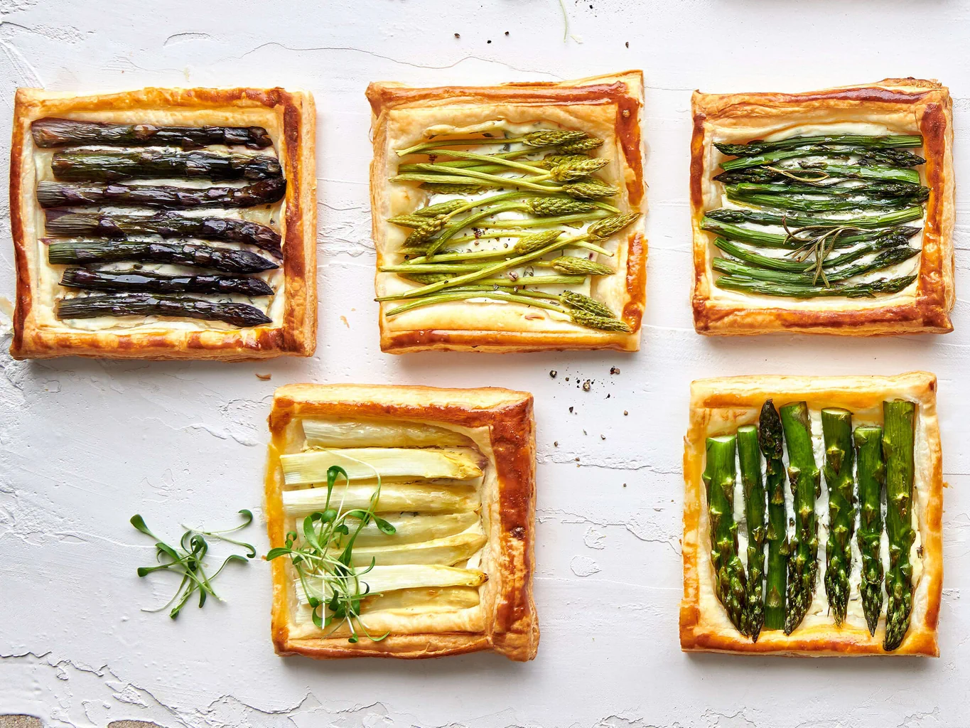 Tartelettes aux asperges