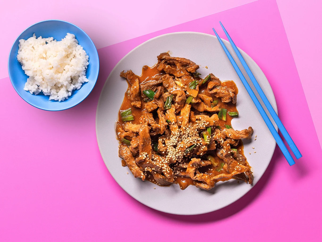 Rinds-Bulgogi mit Sesam