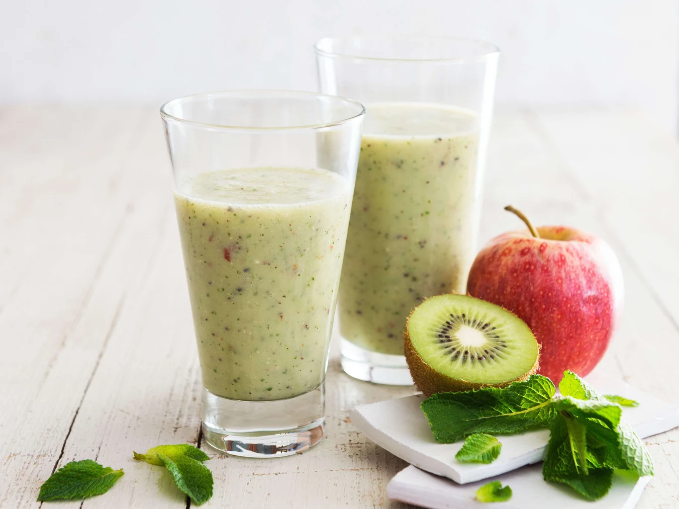 Kiwi-Apfel-Smoothie