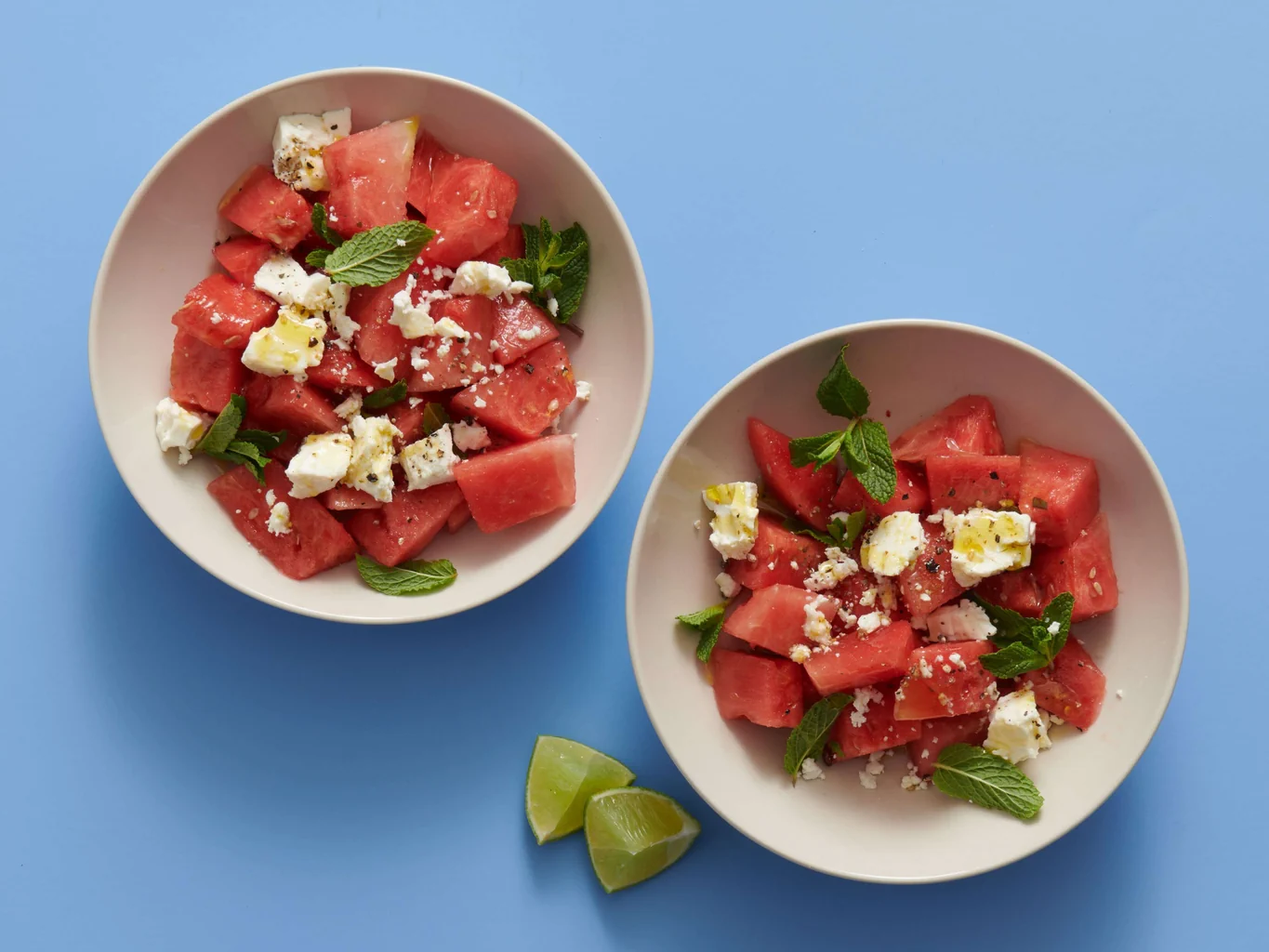 Insalata di anguria con feta